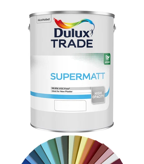 Dulux Trade Supermatt Tinted Colour Medium Base 5L