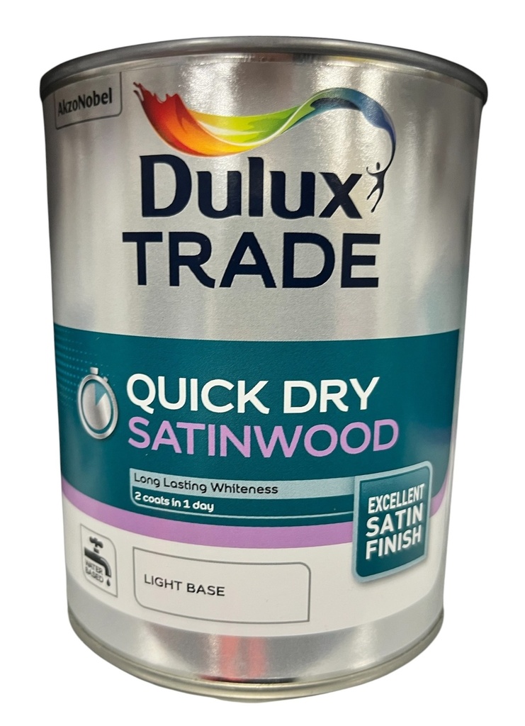 Dulux Trade Quick Dry Satinwood Colour Light Base 5L