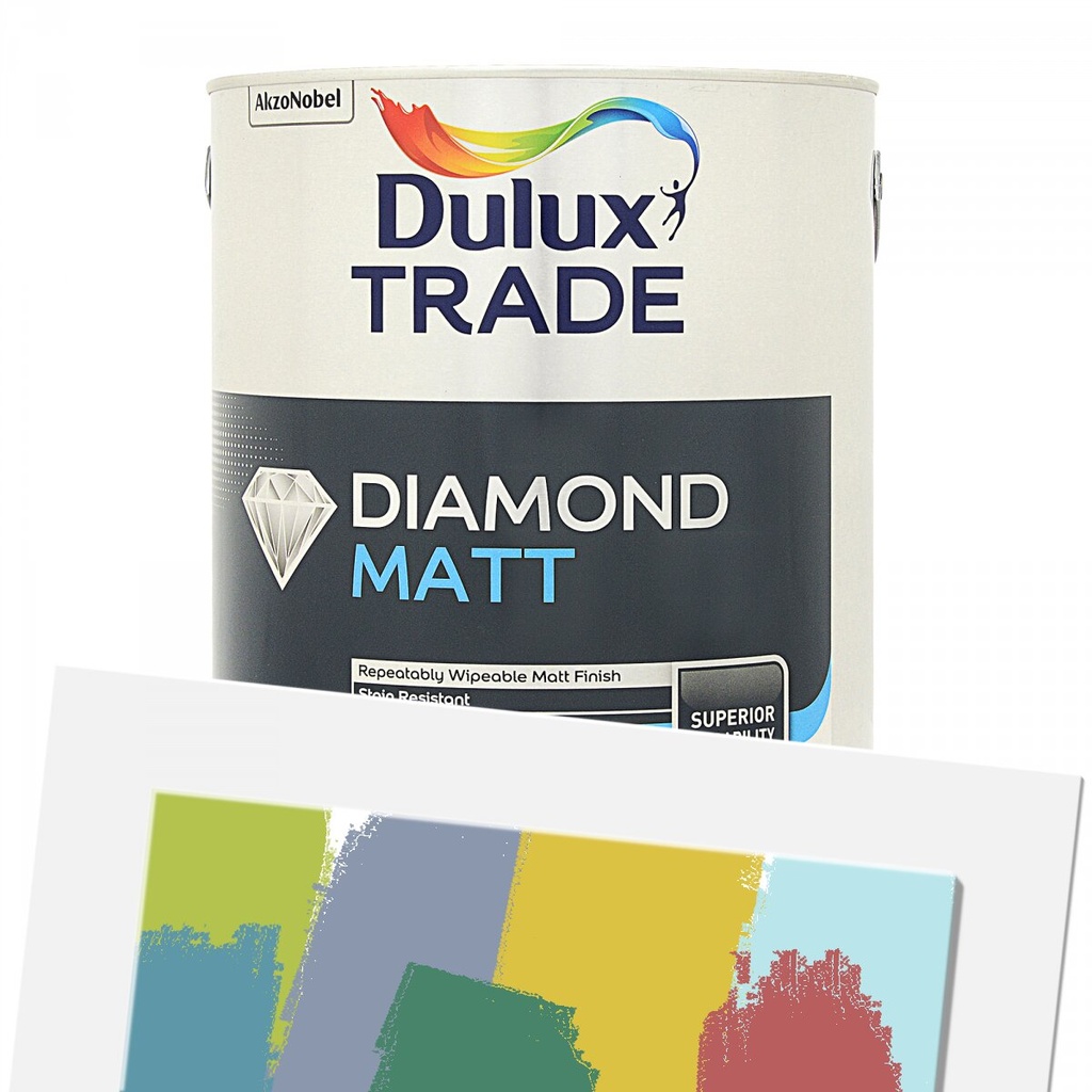 Dulux Trade Diamond Matt Tinted Colours EDB 5L