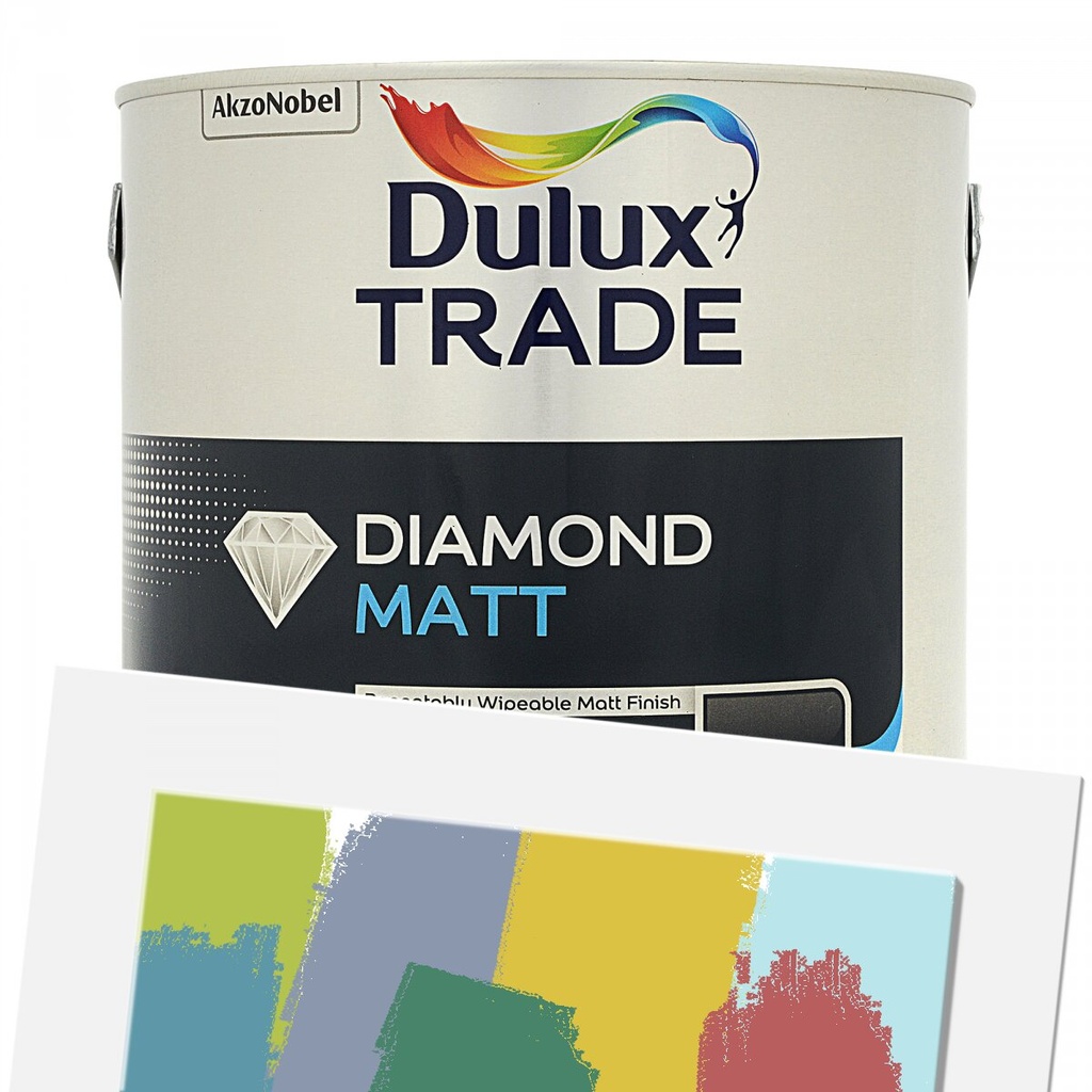 Dulux Trade Diamond Matt Tinted Colours EDB 2.5L