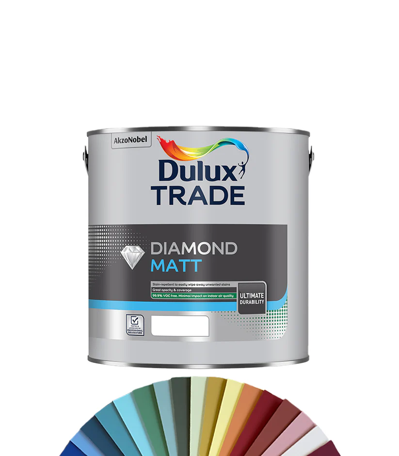 Dulux Trade Diamond Matt Tinted Colours LB 2.5L
