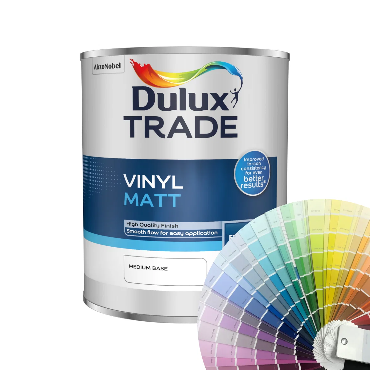 Dulux Trade Vinyl Matt Tinted Colour EDB 5L