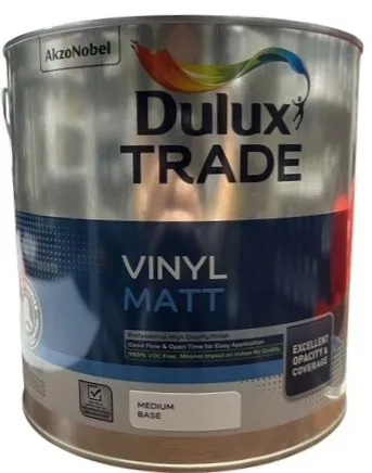 Dulux Trade Vinyl Matt Tinted Colour MB 2.5L