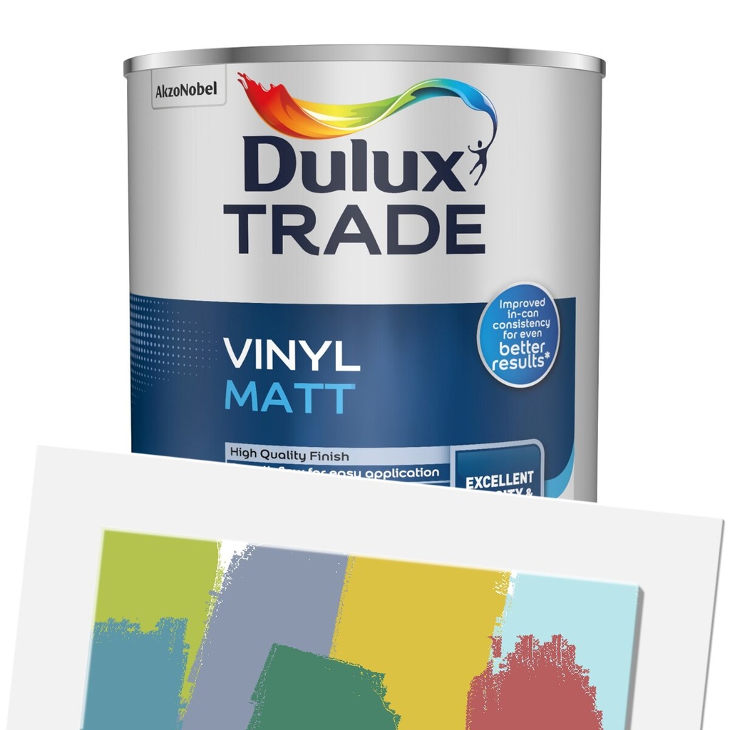 [8389] Dulux Trade Vinyl Matt Tinted Colour EDB 1L