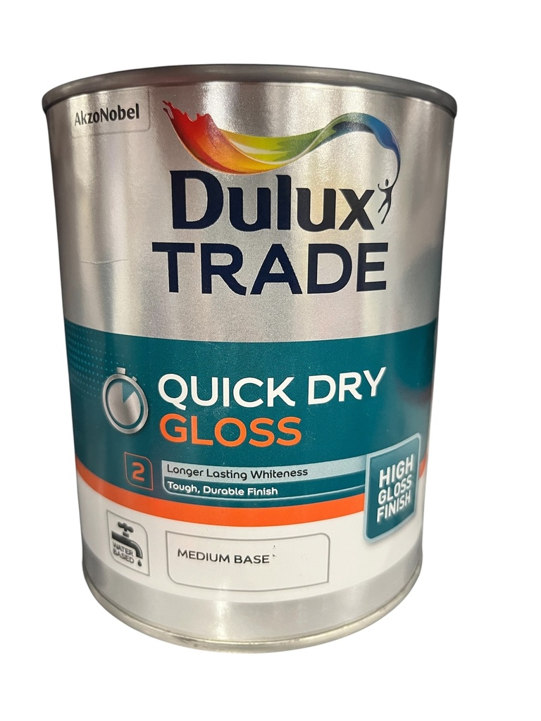Dulux Trade Quick Dry Gloss Colour Medium Base 1L