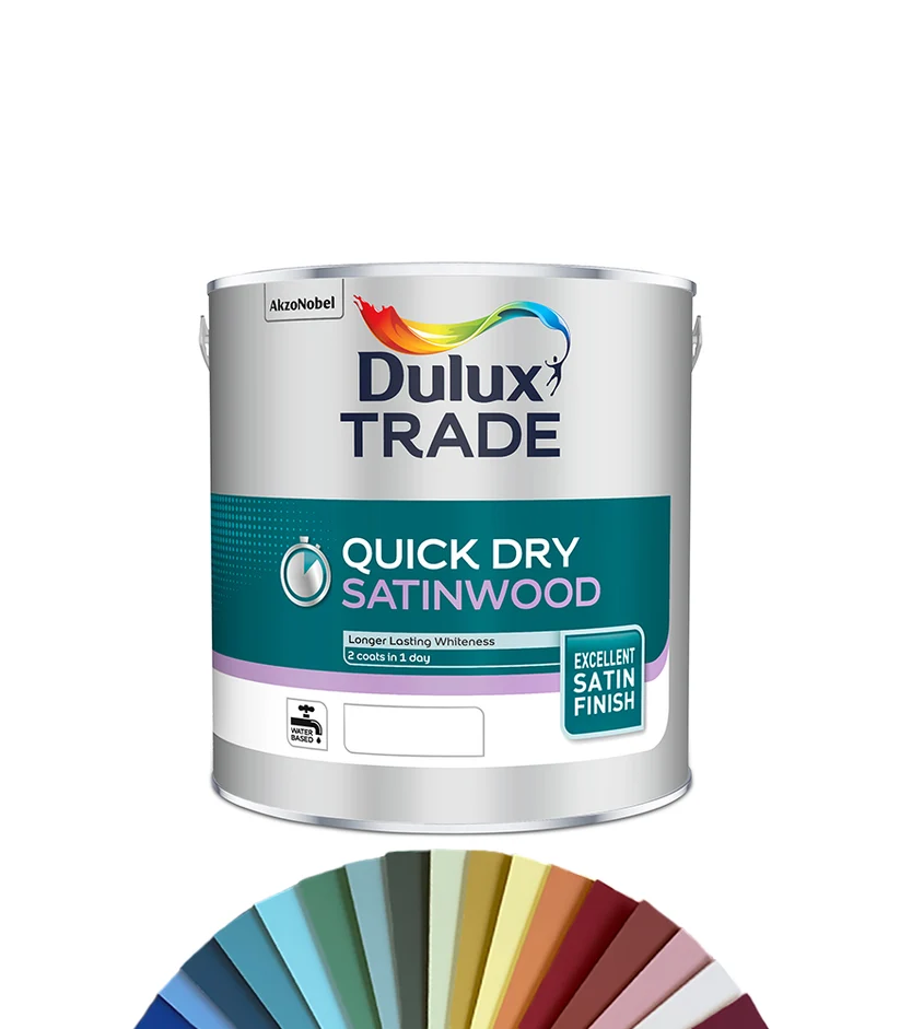 Dulux Trade QD Satinwood Colour (MB) 2.5L