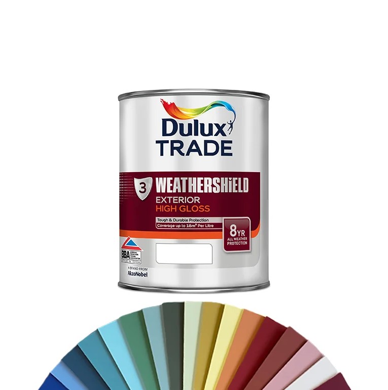 Dulux Trade Weathershield Gloss Tinted Colour MB 1L