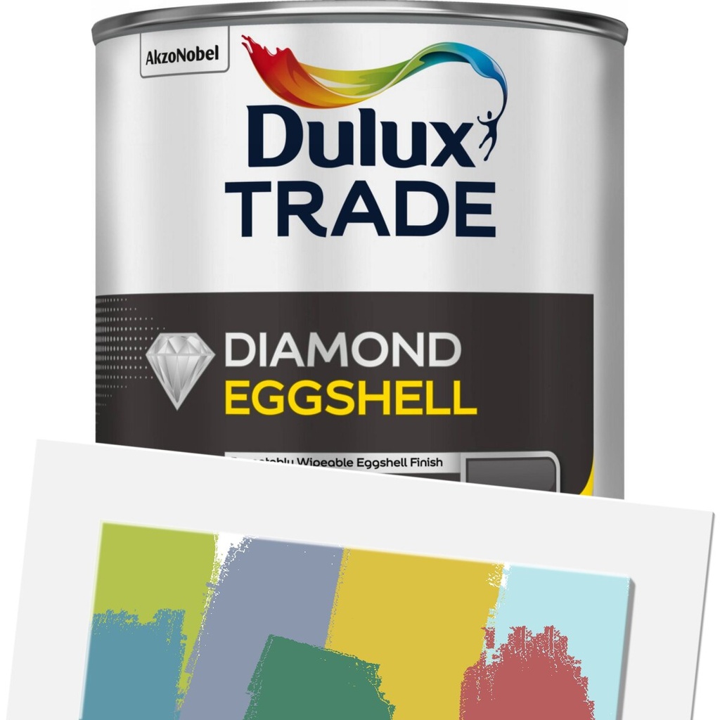 Dulux Trade Diamond QD Eggshell Tinted Colour MB 1L