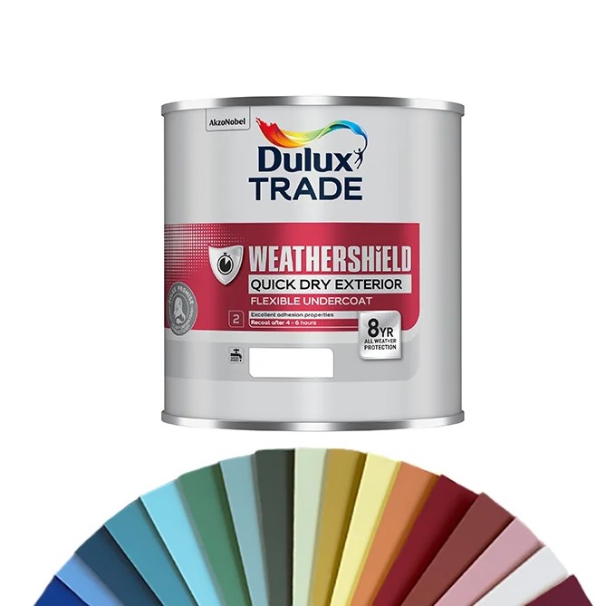 Dulux Trade Weathershield Undercoat Tinted Colour Mb Lts