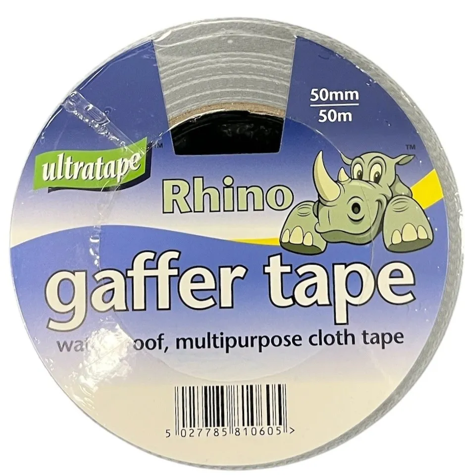 Ultratape Gaffer Tape  50mm x 50m Silver "Rhino"