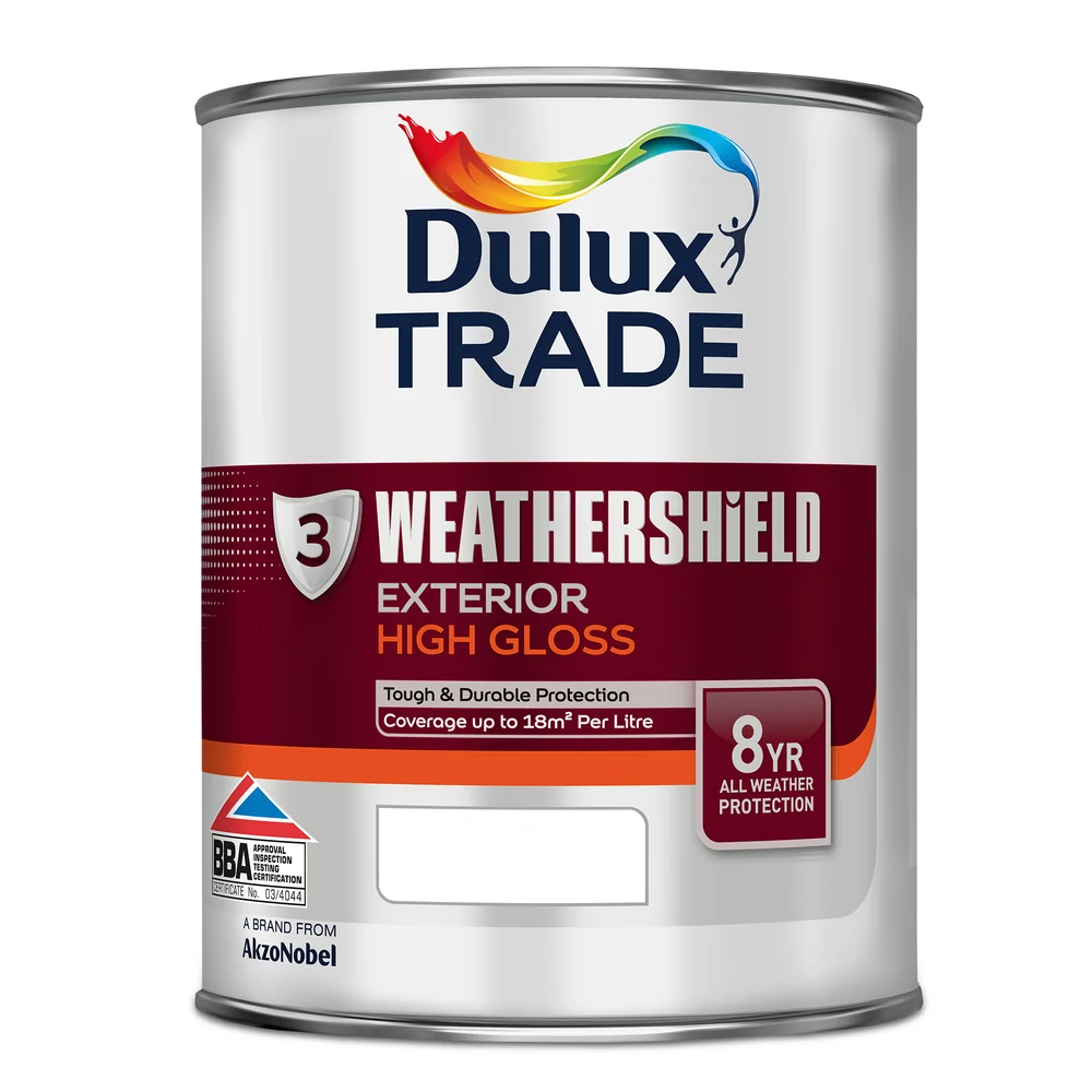 Dulux Trade Weathershield 8yr QD Gloss Col EDB 1L