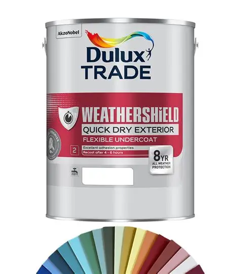 Dulux Trade Weathershield 8yr QD Undercoat Colour EDB 1L