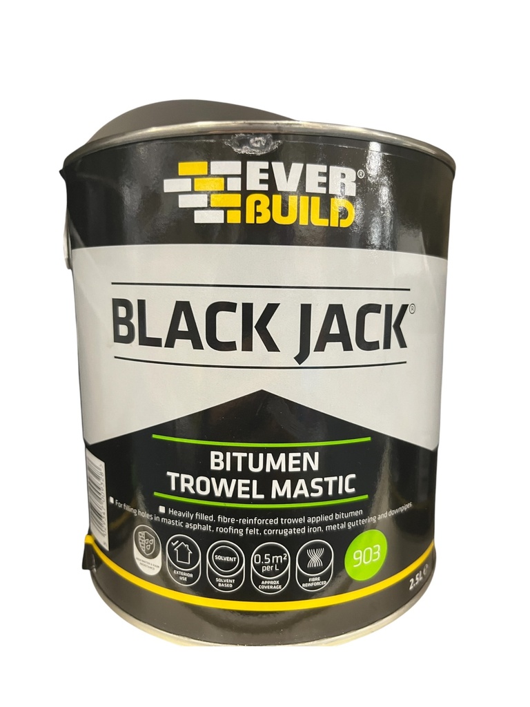 Everbuild 903 Bitumen  Trowel Mastic 2.5L