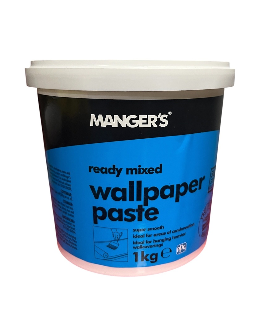 [26161] Mangers Ready Mixed Wallpaper Adhesive 1kg