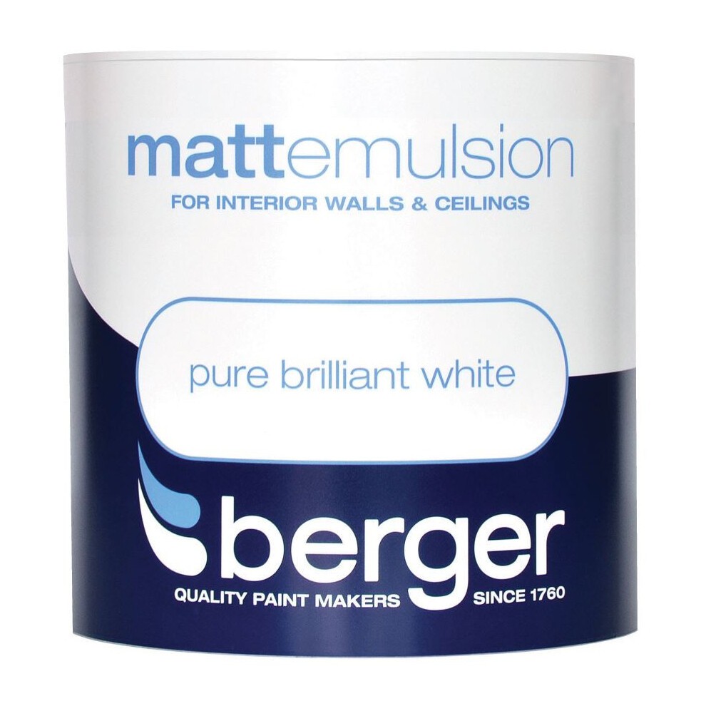 Berger Matt Brilliant White 1L