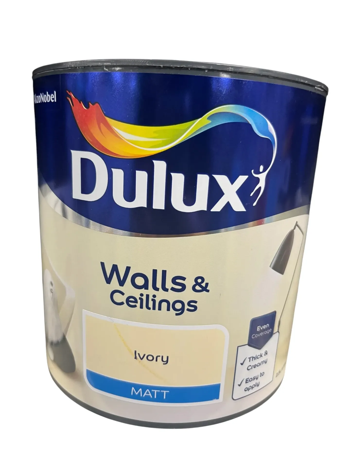 [11933] Dulux Retail Vinyl Matt Ivory 2.5L