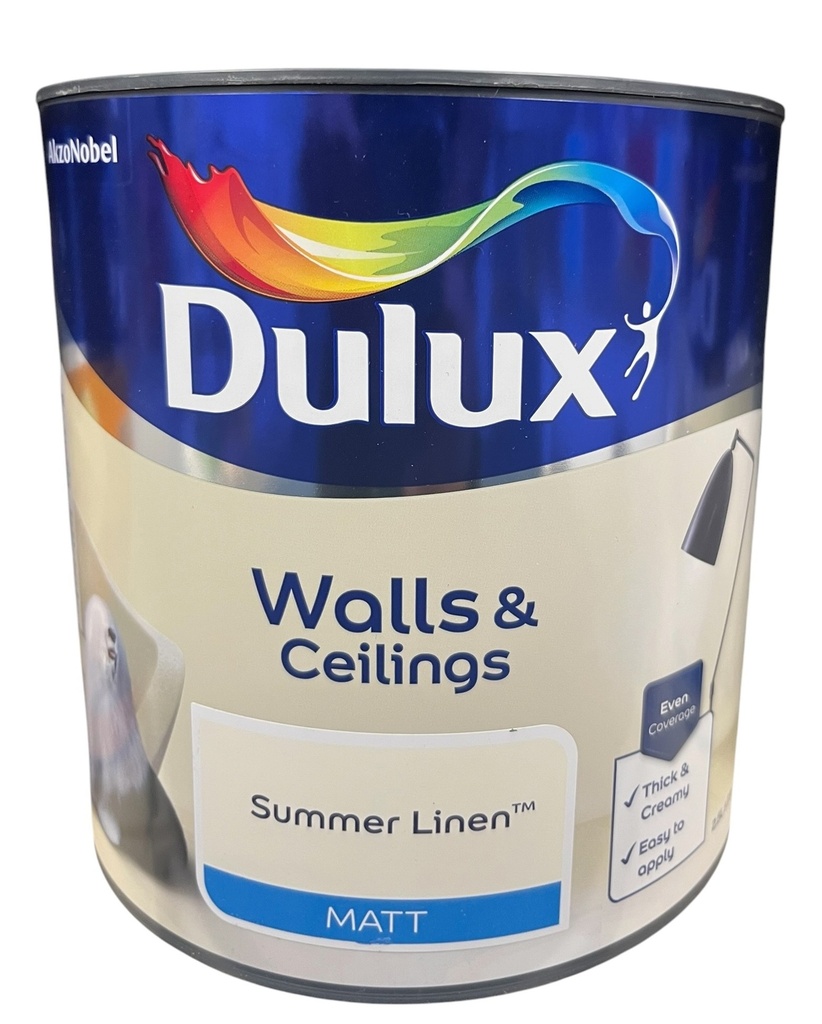 [91518] Dulux Retail Vinyl Matt Summer Linen 2.5L