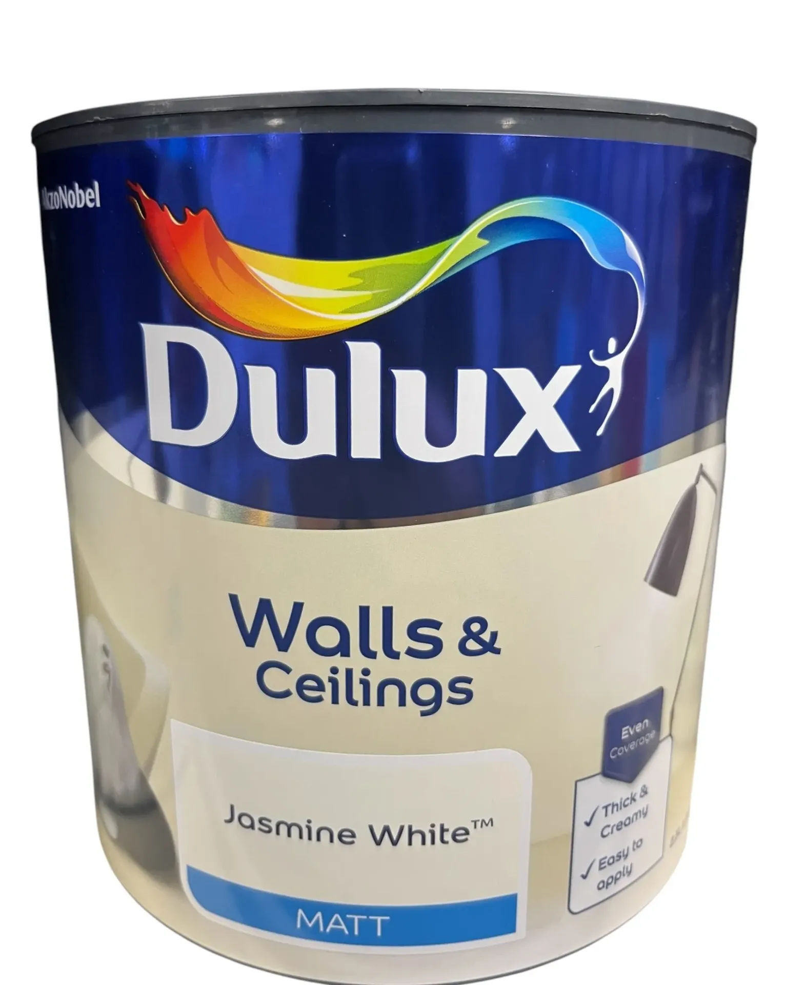 [2108] Dulux Retail Vinyl Matt Jasmine White 2.5L