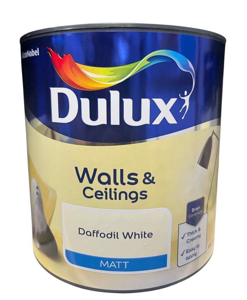 Dulux Retail Vinyl Matt Daffodil White 2.5L