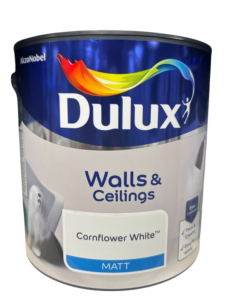 Dulux Retail Vinyl Matt Cornflower White 2.5L
