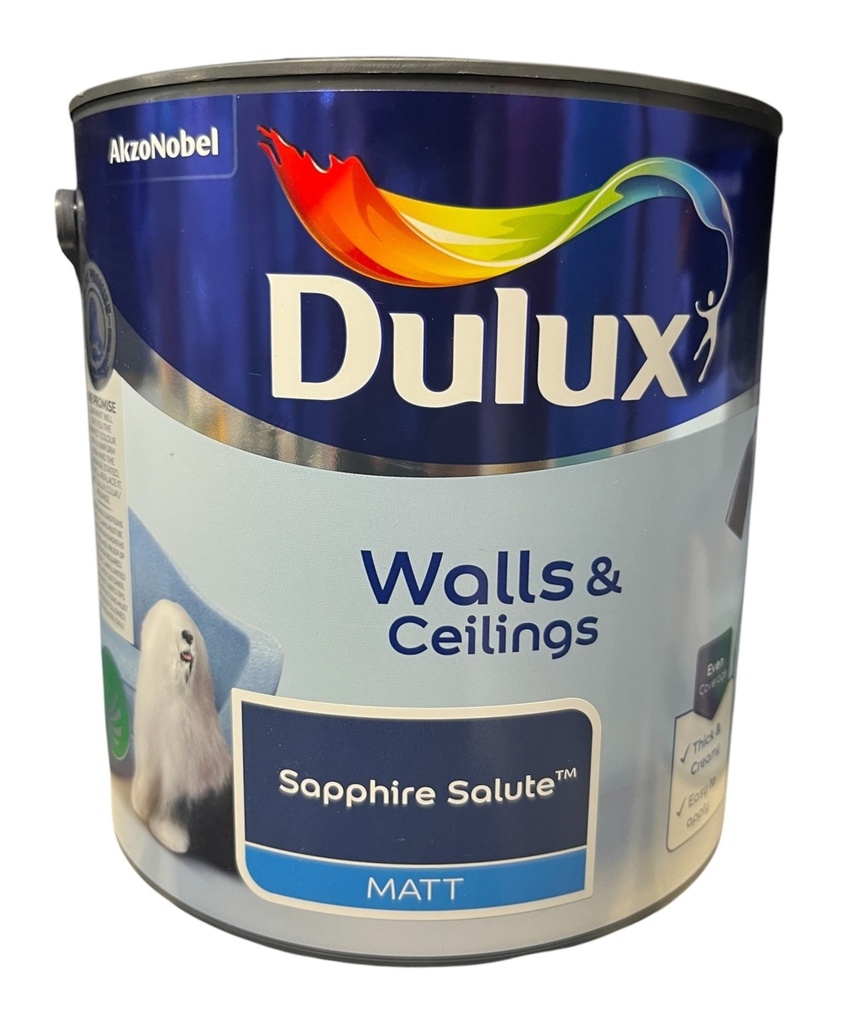 Dulux Retail Vinyl Matt Sapphire Salute 2.5L
