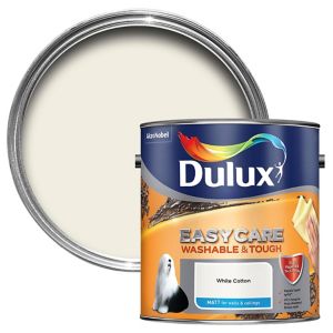 Dulux Easycare Matt White Cotton 2.5L