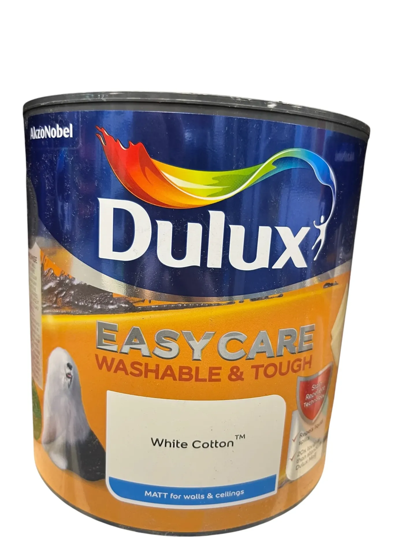 [5260810] Dulux Easycare Matt White Cotton 2.5L