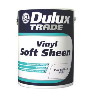 Dulux Trade Vinyl Soft Sheen Pure Brilliant White 5L