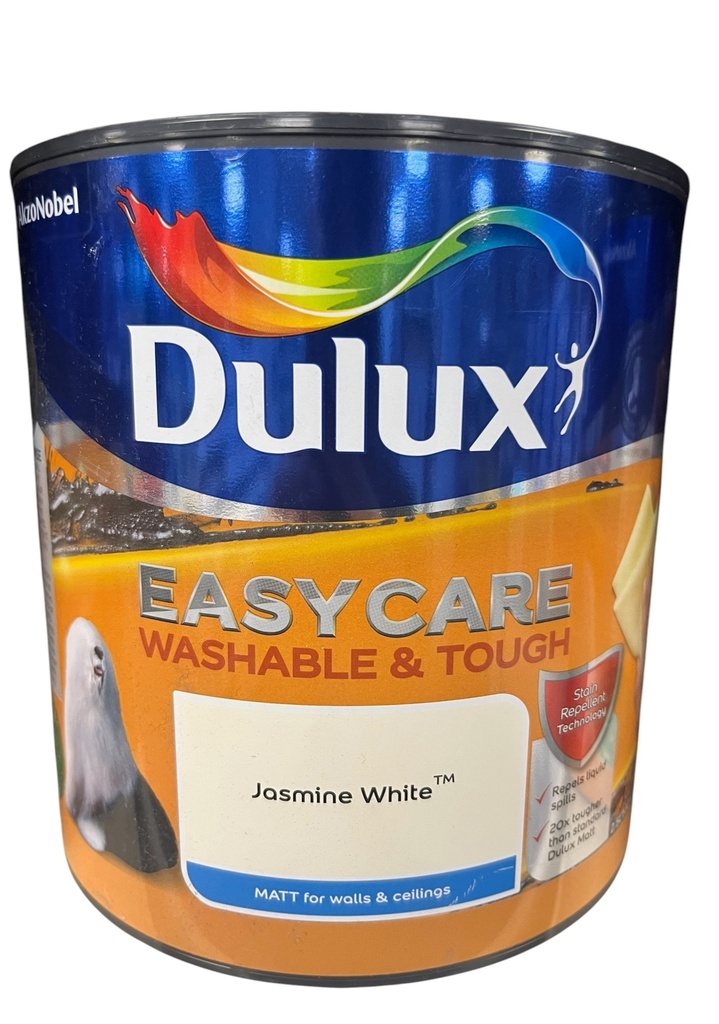 Dulux Easycare Matt Jasmine White 2.5L