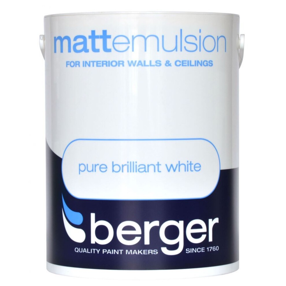 [1440] Berger Matt Brilliant White 5L
