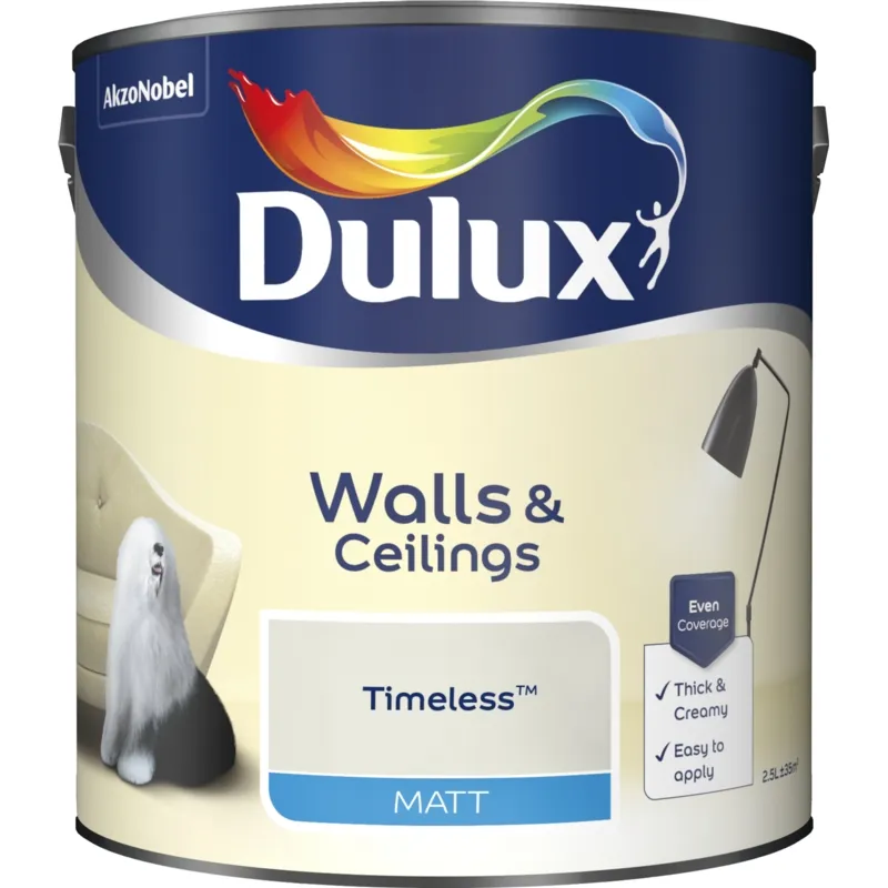 [24878] Dulux Retail Vinyl Matt Timeless 2.5L