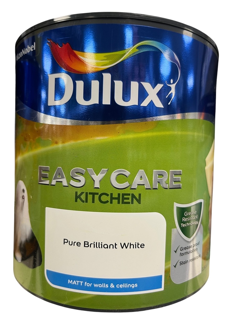 Dulux Easycare Kitchen Matt Brilliant White 2.5L