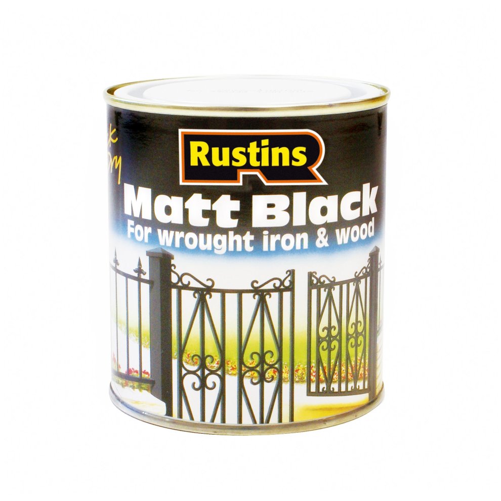 Rustins QD Matt Black 1L