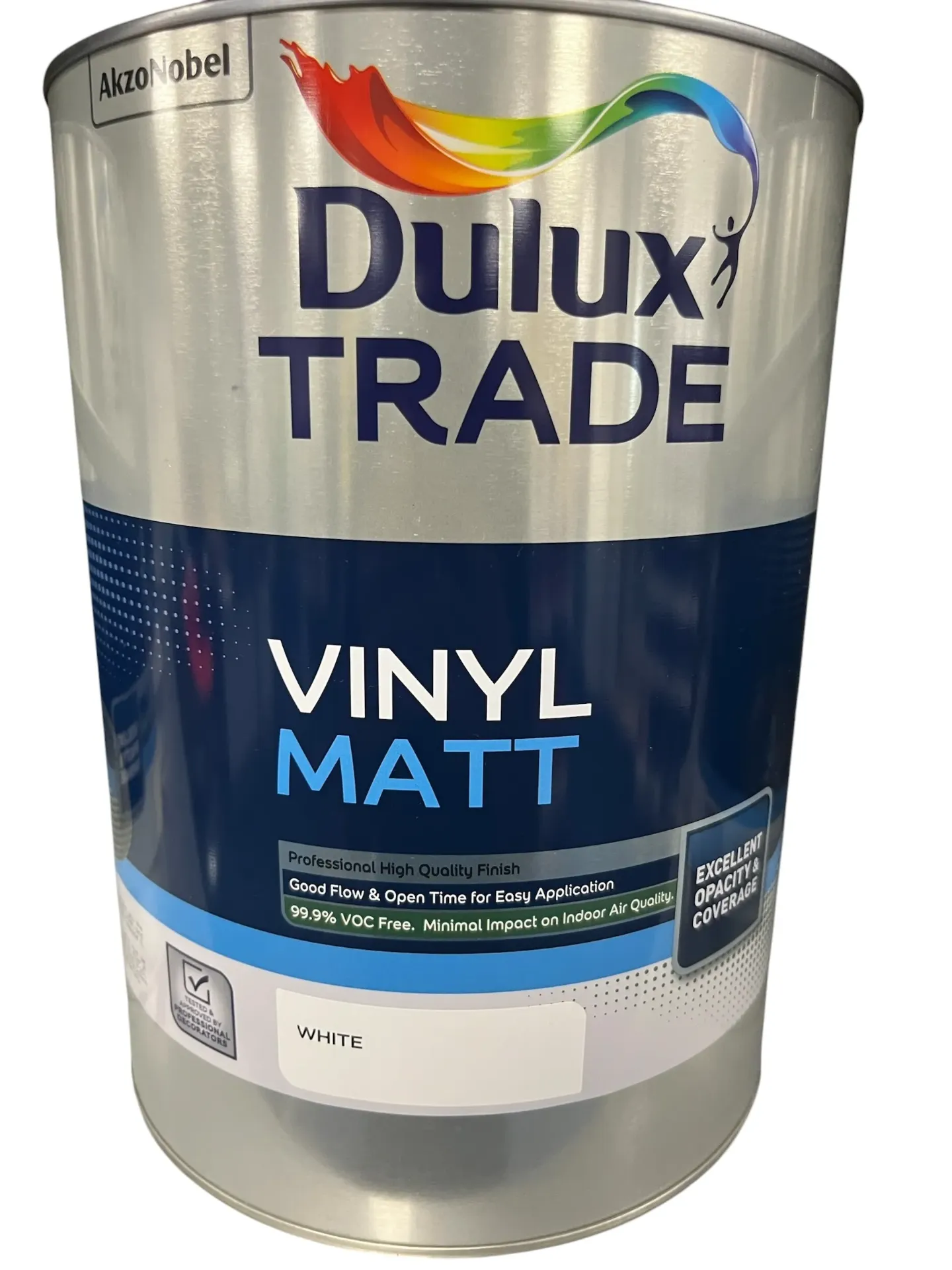 [2970] Dulux Trade Vinyl Matt White 5L