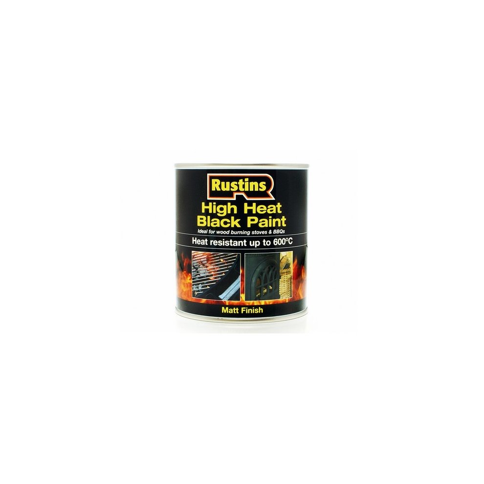 [34378] Rustins High Heat Black To 600c 500ml