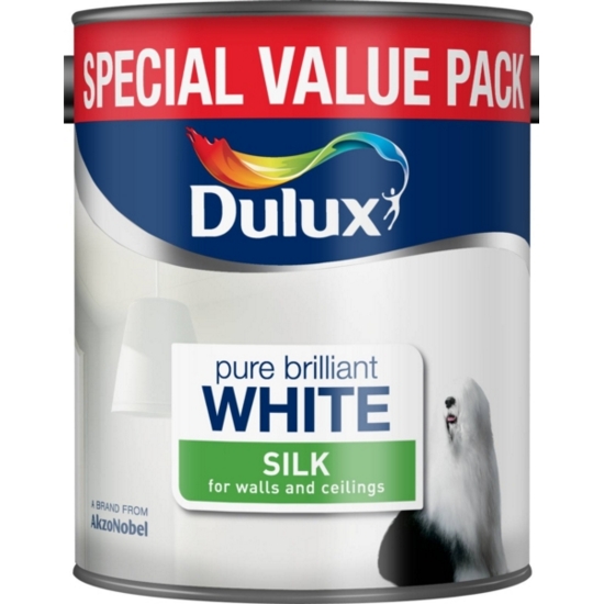 [2285] Dulux Retail Vinyl Silk Pure Brilliant White 3L