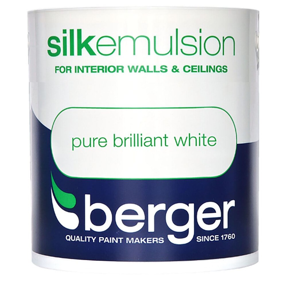 Berger Vinyl Silk Brilliant White 1L