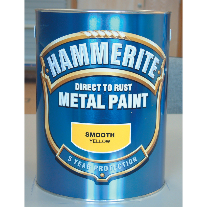Hammerite Smooth Yellow 750ml