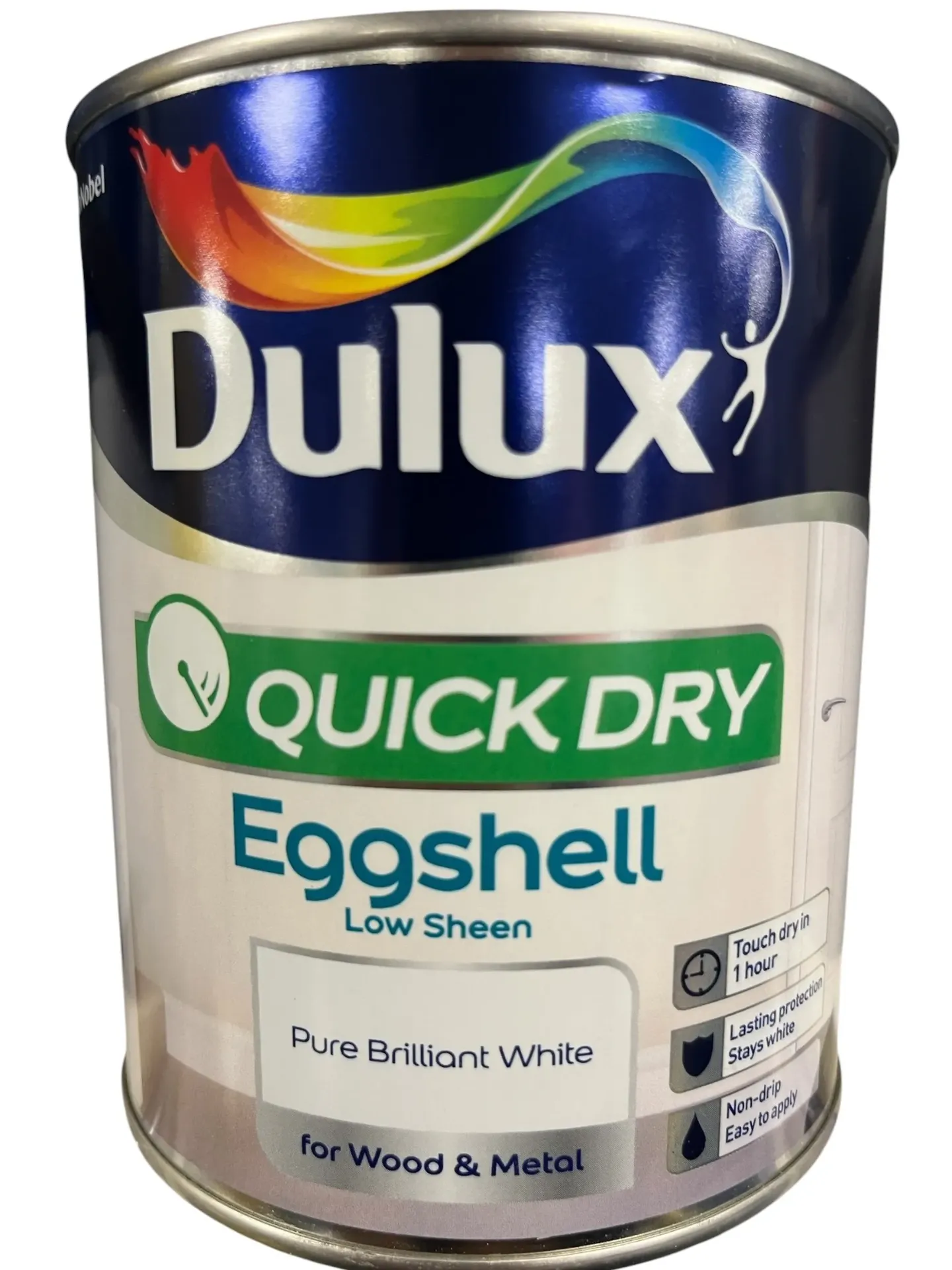 [5210915] Dulux Retail QD Eggshell Pure Brilliant White 2.5L