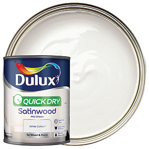 [5211305] Dulux Retail QD Satinwood White Cotton 750ml