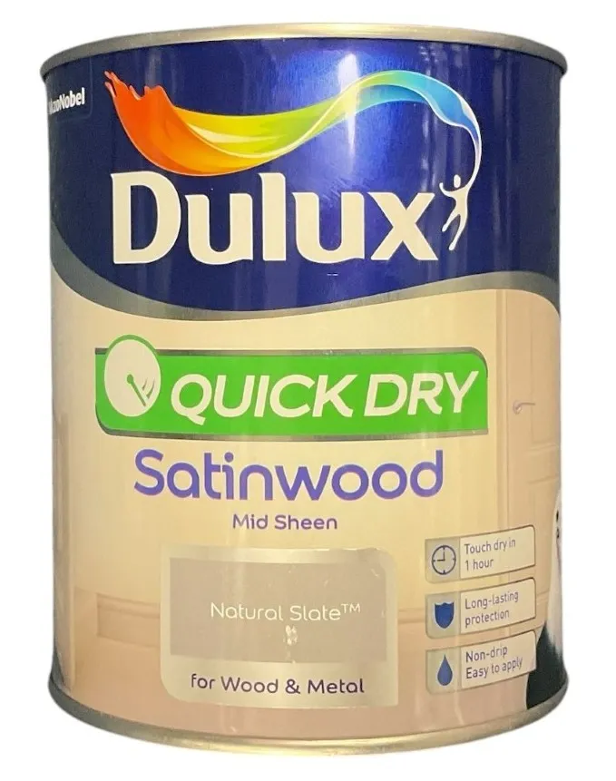 Dulux Retail QD Satinwood Natural Slate 750ml