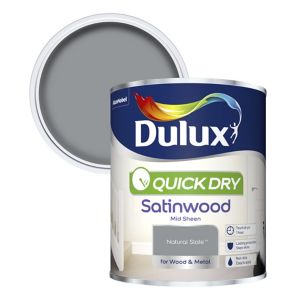 [97041] Dulux Retail QD Satinwood Natural Slate 750ml