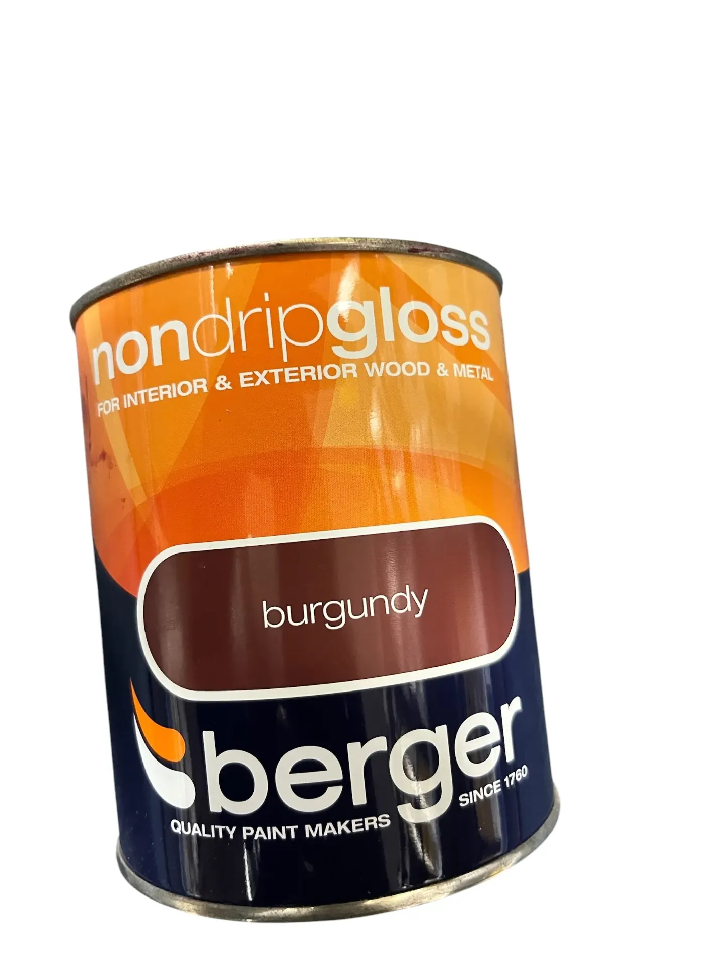 Berger Non Drip Gloss Burgundy 750ml
