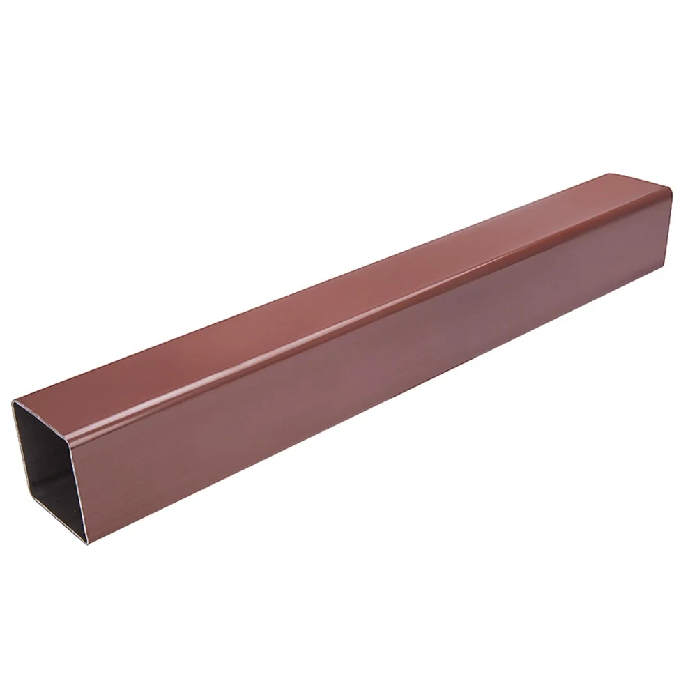 Floplast 65mm Brown 4m Square Downpipe RPS4BR