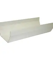 Floplast 114mm White Square Line Gutter 2m RGS2W