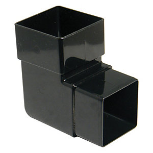 FPDP SQ Black 92.5° Bend 65mm RBS1B