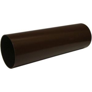 [I-FLO-RP4BR] Floplast 68mm Brown 4m Round Downpipe RP4BR