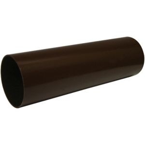 [I-FLO-RP2.5BR] Floplast 68mm Brown 2.5m Round Downpipe RP2.5BR