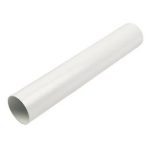 [I-FLO-RP4W] Floplast 68mm White 4m Round Downpipe RP4W