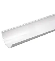 Floplast 112mm White Half Round Gutter 2m RG2W